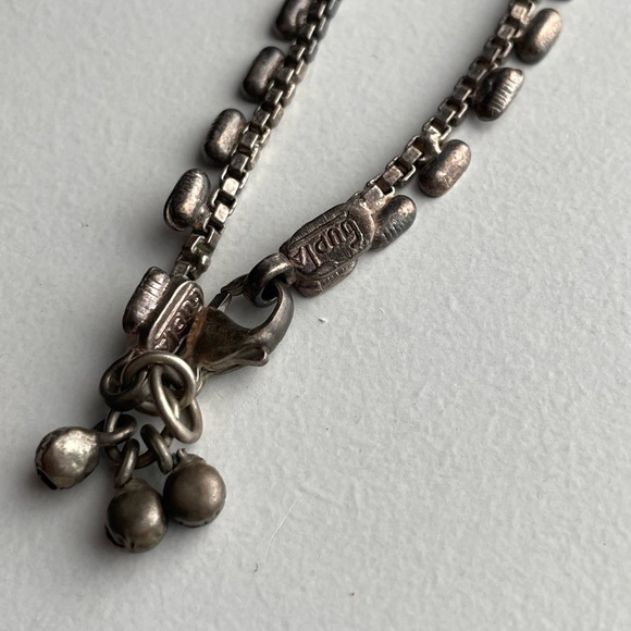 Vintage Sterling Gupta Anklet Bells Bracelet - Picture 6 of 9